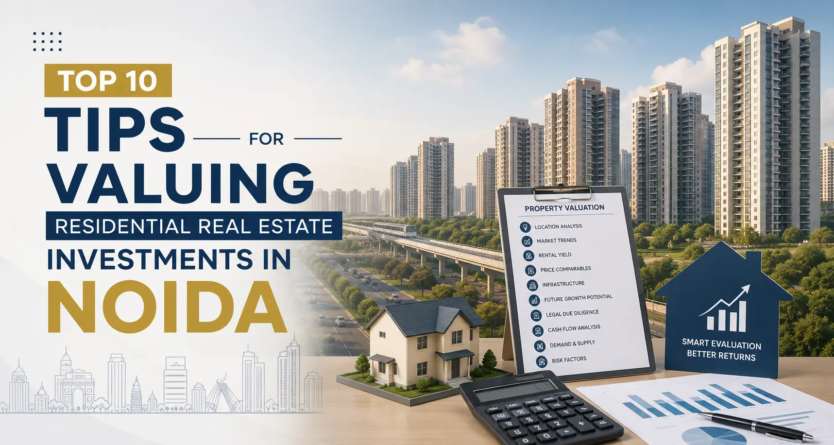 Top 10 tips for valuing residential real estate investments in Noida