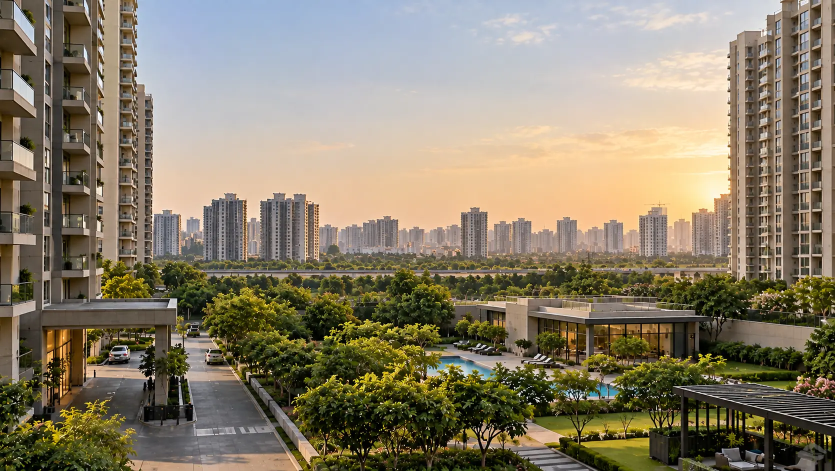 2 BHK vs 3 BHK flats in Siddharth Vihar: east Ghaziabad towers beside the expressway
