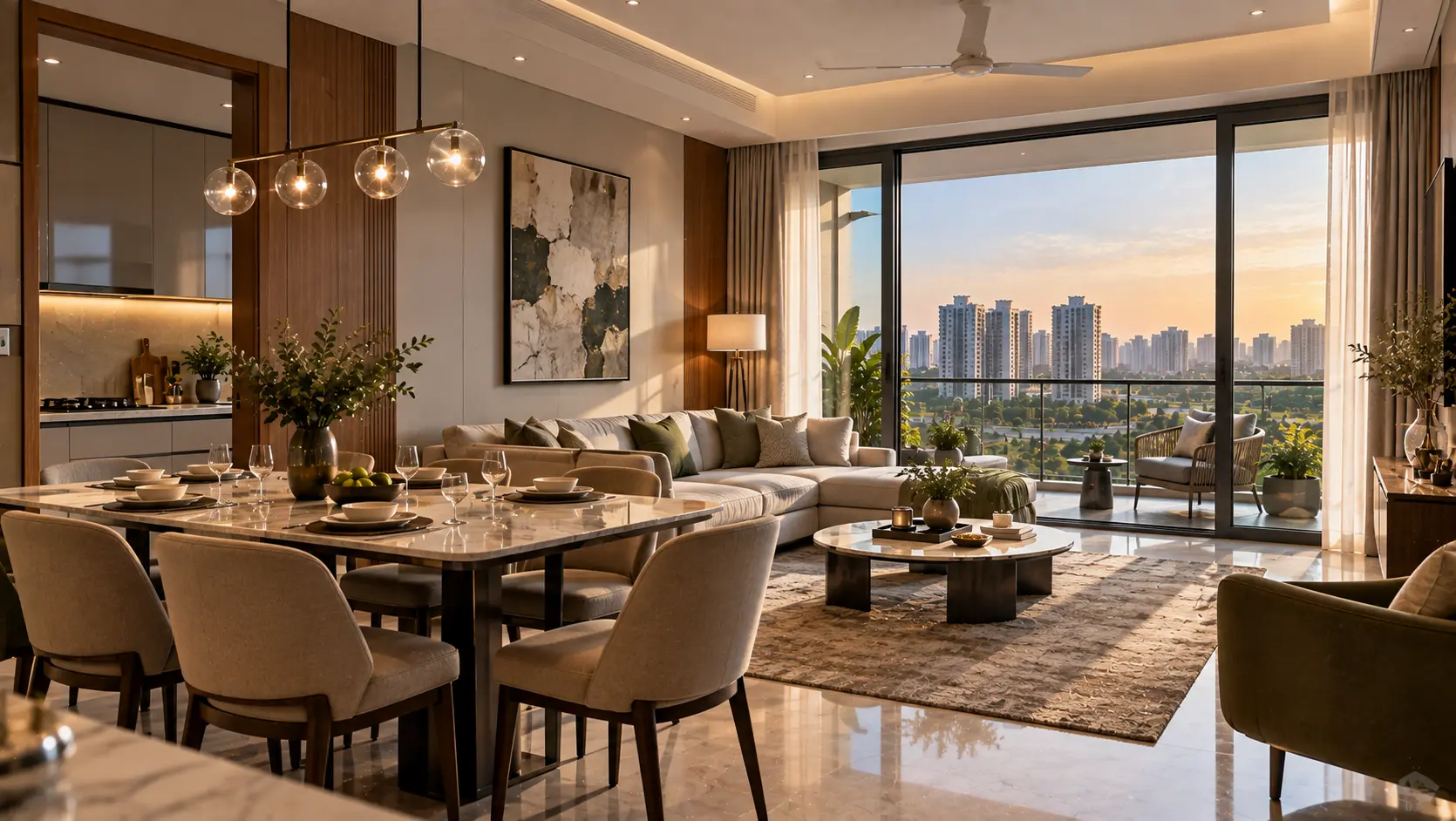 3 BHK flats in Siddharth Vihar: new high-rise living beside metro and NH-24