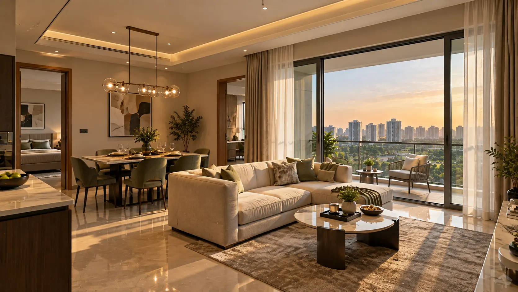 Flats in Siddharth Vihar Ghaziabad: highway, metro, and east Ghaziabad skyline