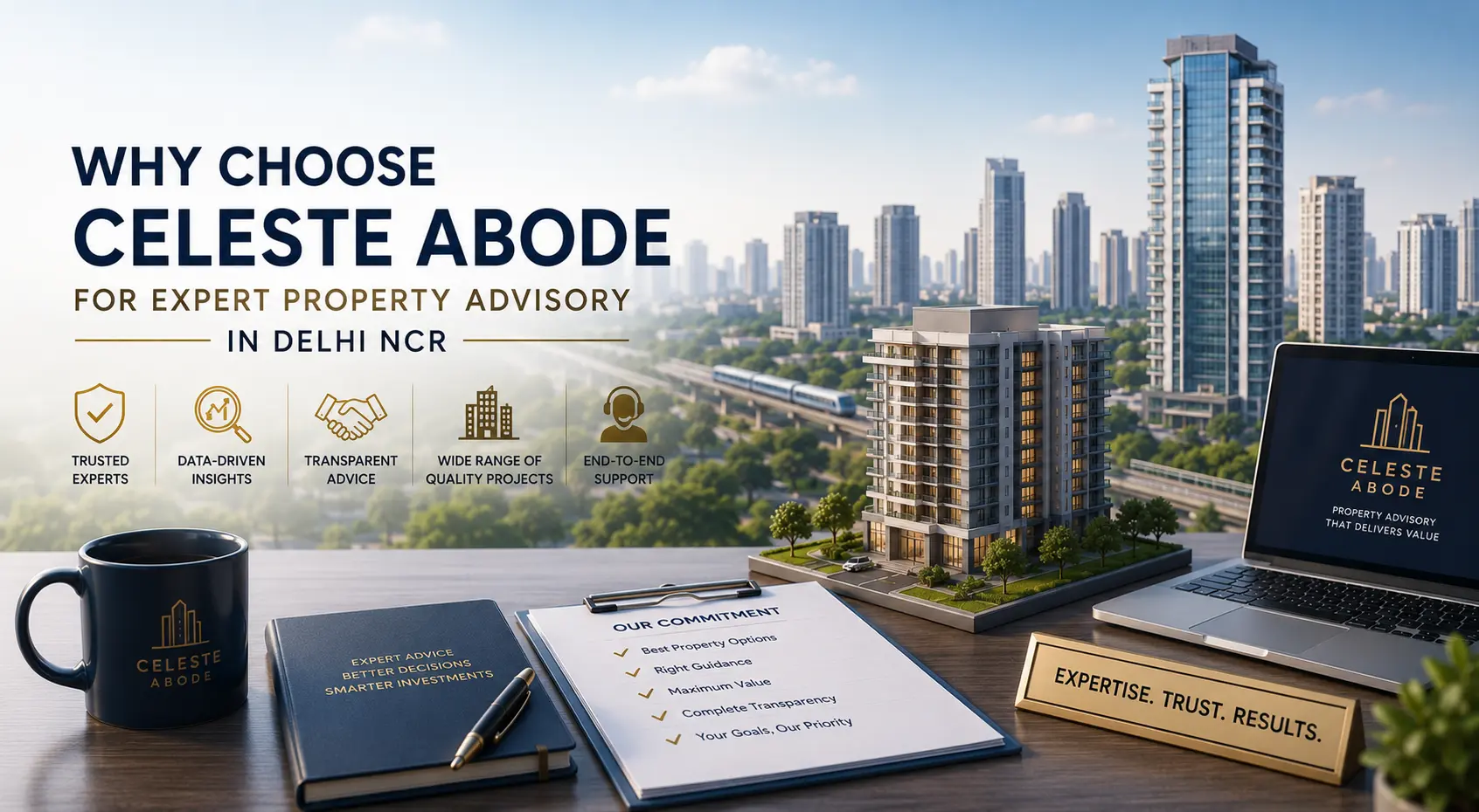 Why choose Celeste Abode for expert property advisory in Delhi NCR