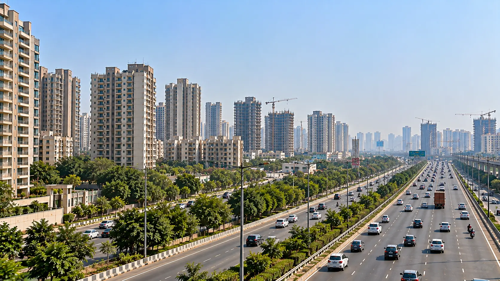Flats near Siddharth Vihar Ghaziabad on the expressway and metro corridor