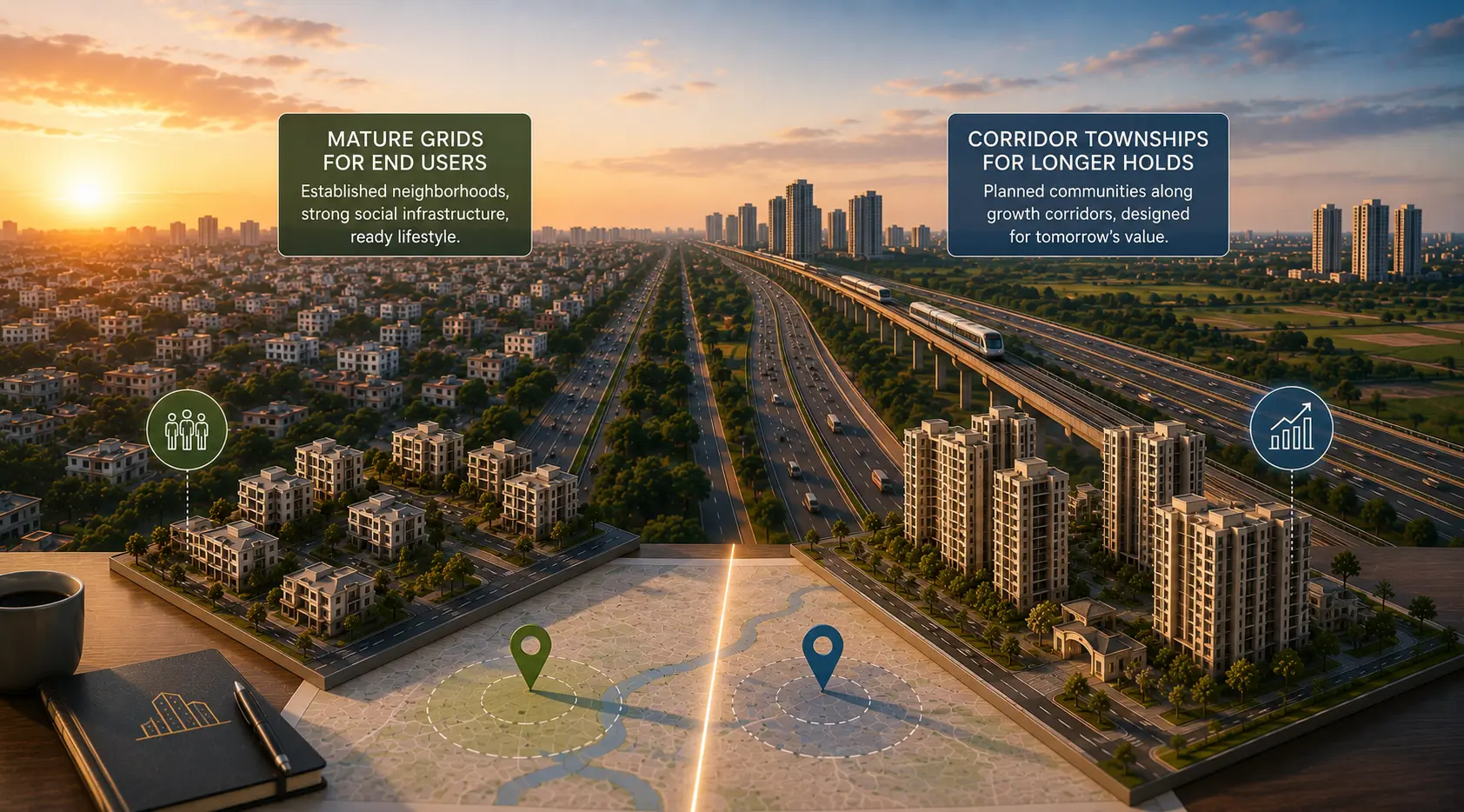 Best neighborhoods in Ghaziabad for value and growth: residential belts across east NCR
