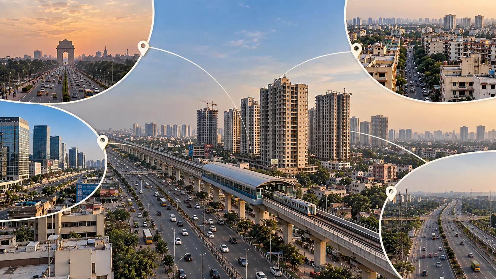 Siddharth Vihar connectivity: Delhi, Noida, metro, and east Ghaziabad neighbourhoods on one map