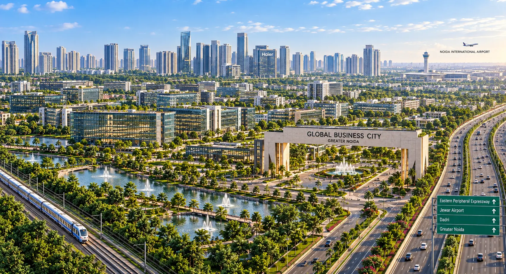 Global Business City by Godrej in DMIC Greater Noida: premium residential apartments by Godrej Properties