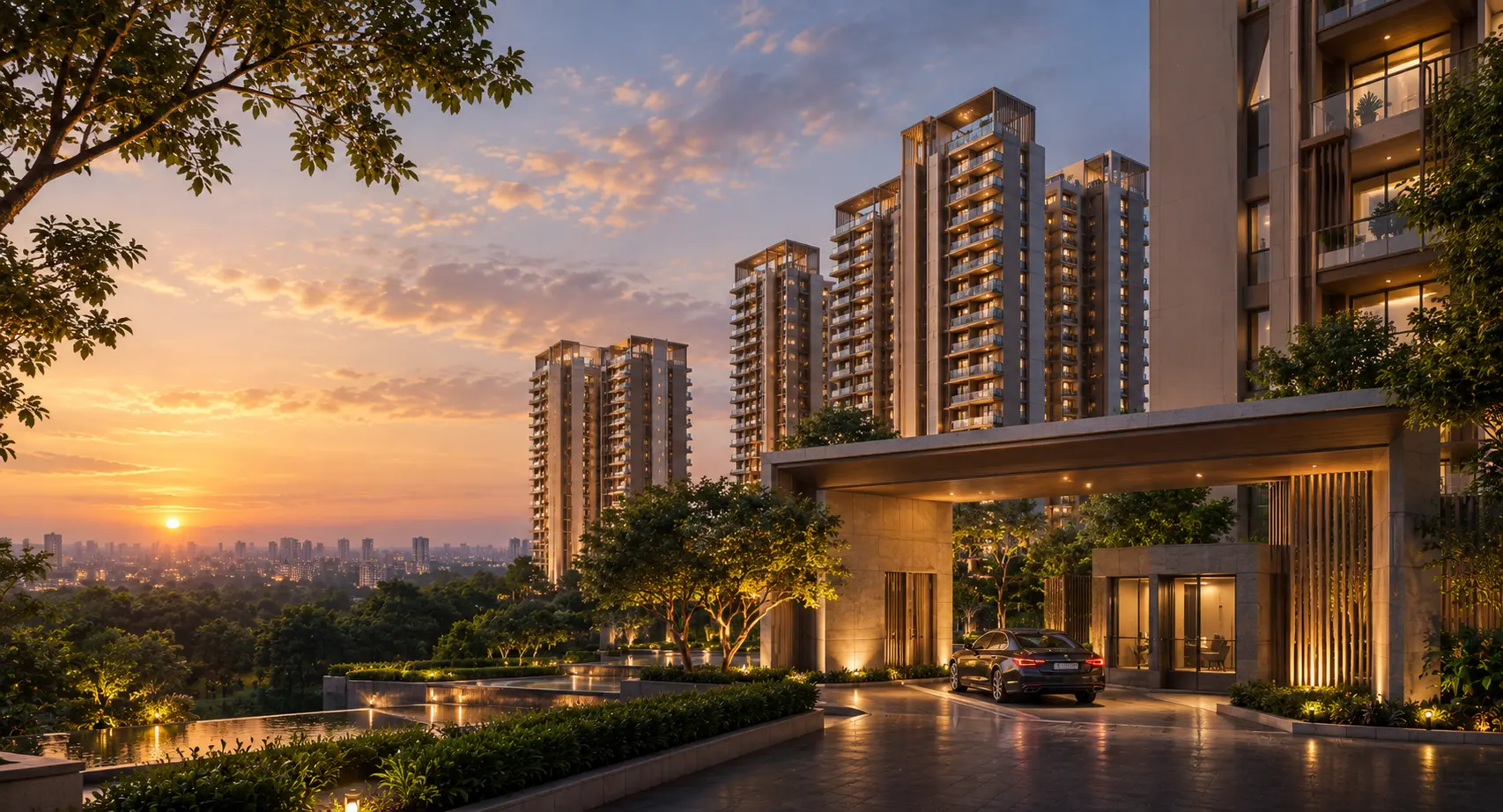 Ultra-luxury 3 & 4 BHK high-rise residences at Vasundhara, Ghaziabad, with Sky Infinity Pool and Grand Clubhouse